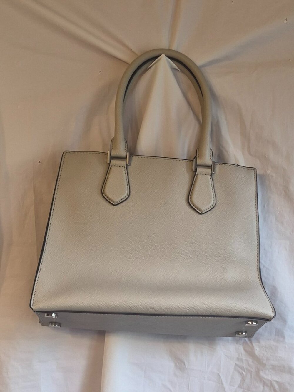 Micheal Kors Beige Bridgette Satchel Handbag - Picture 2 of 15